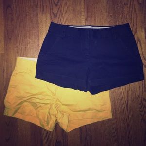J.Crew 3” chino shorts- Set of 2